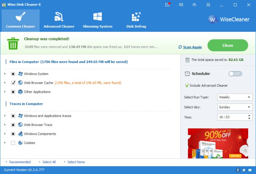 Wise Disk Cleaner Complete
