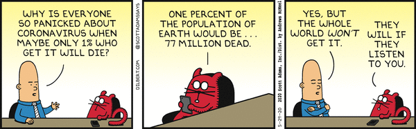 Dilbert and Virus Deaths