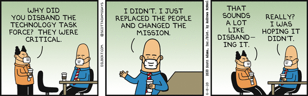 Dilbert and Disband