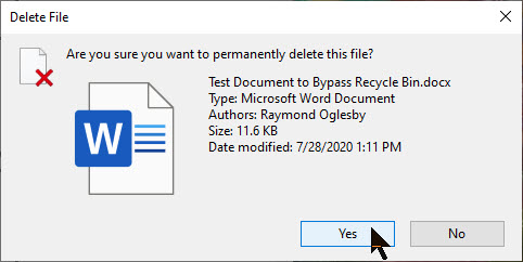 Bypass Recycle Bin 2