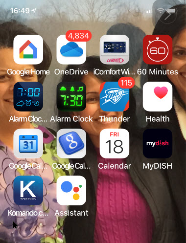 Home Screen 1