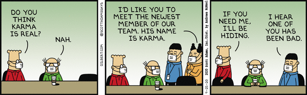 Dilbert and Karma