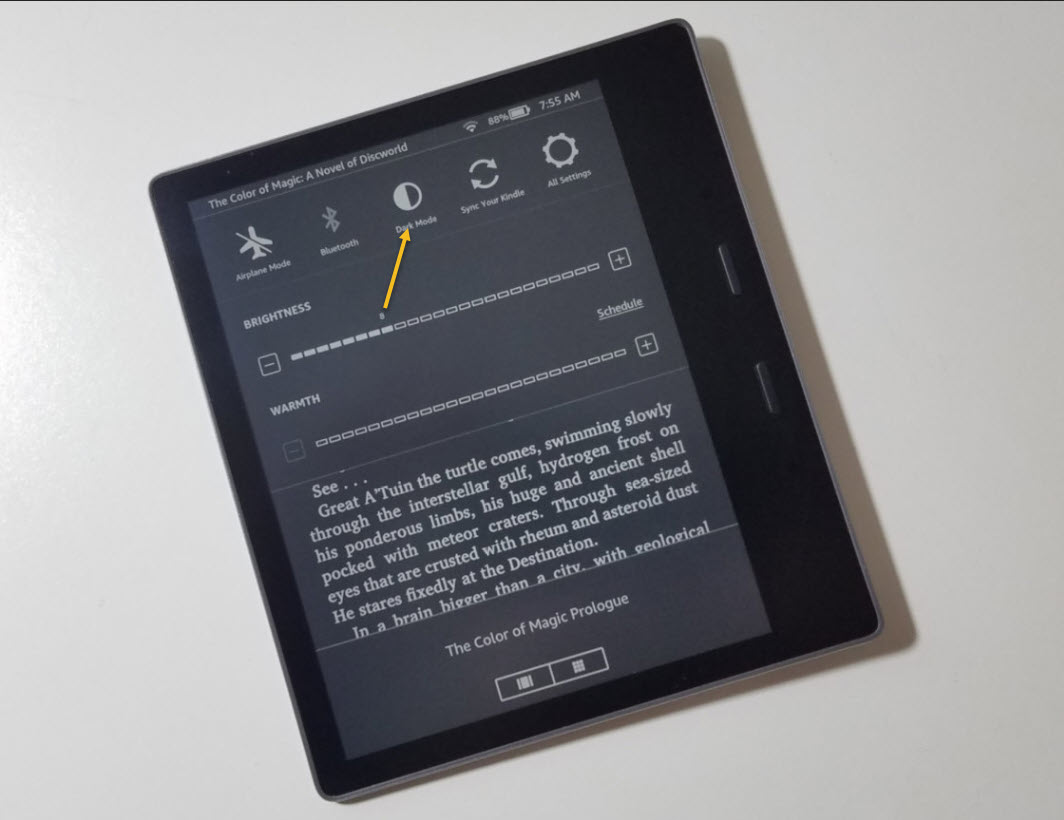 How To Turn On Dark Mode for the&nbsp;Kindle
