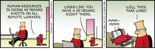 Dilbert and Keyboard