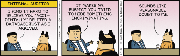 Dilbert and Auditors