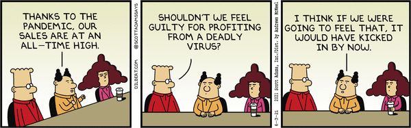 Dilbert and Pandemic