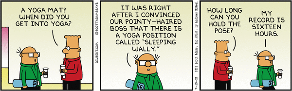 Dilbert and Yoga