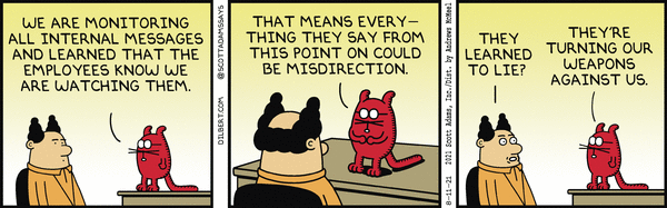 Dilbert and Messages