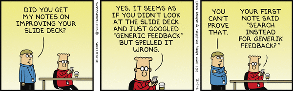 Dilbert and Notes
