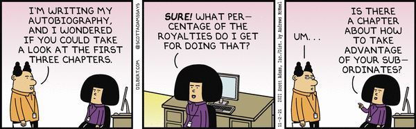 Dilbert and Autobiography