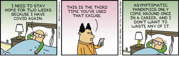Dilbert and Covid