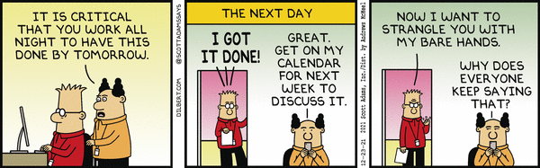 Dilbert and Critical