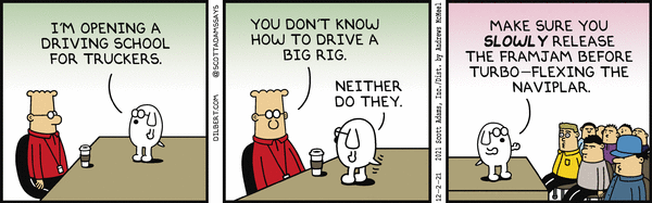Dilbert and Driving
