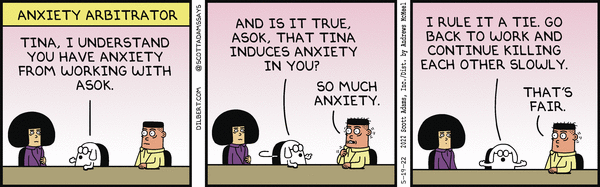 Dilbert and Anxiety
