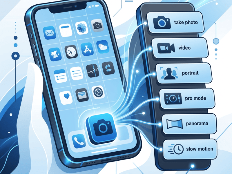 Quick Camera Access in iOS&nbsp;26